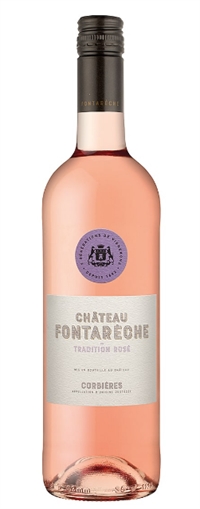 Chateau Fontareche Cuvee Tradition Rose AOC 2022/2023 75cl